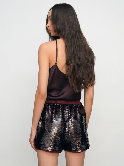 Reiss Shorts in Burgundy