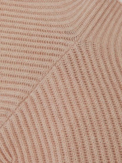 Royal Ballet Cropped Jumper in Blush Pink