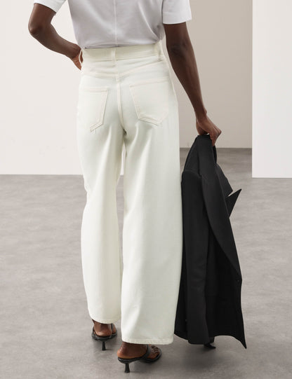 High Waisted Wide Leg Jeans