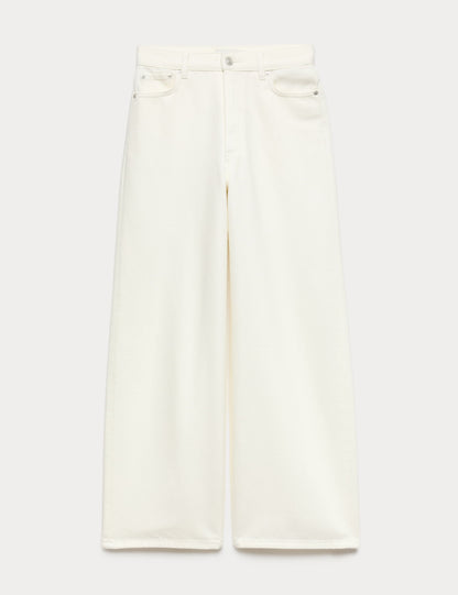 High Waisted Wide Leg Jeans