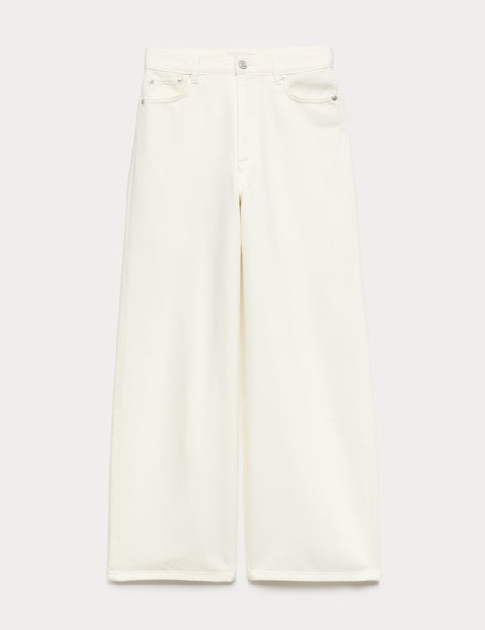 High Waisted Wide Leg Jeans