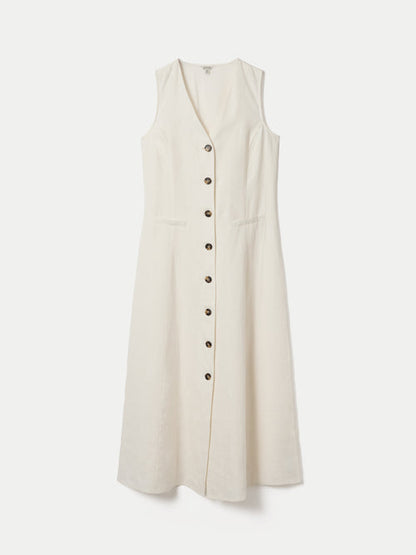 Linen Waistcoat Dress
