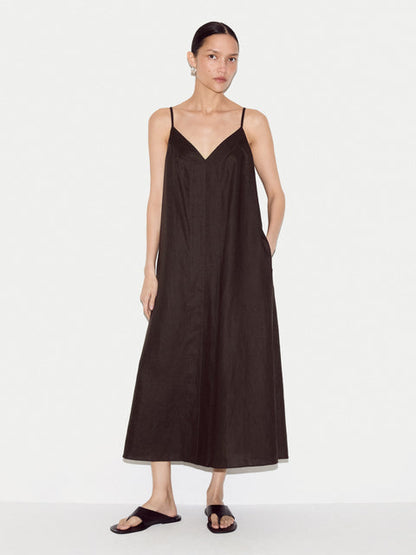 Linen Strappy Sundress