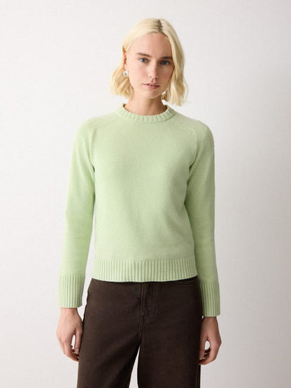 Wool Cashmere Saddle Jumper