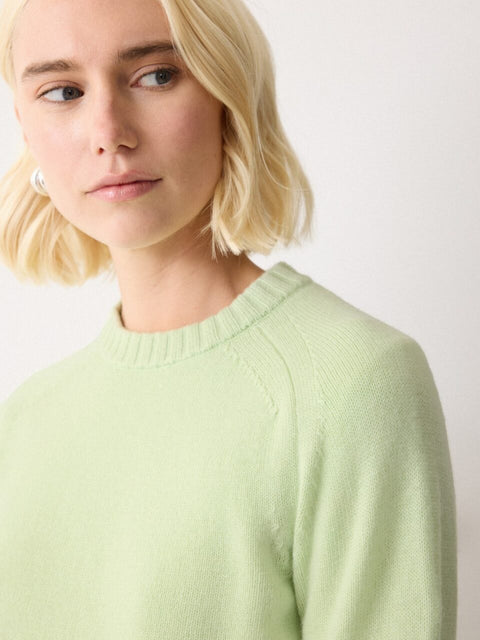 Wool Cashmere Saddle Jumper
