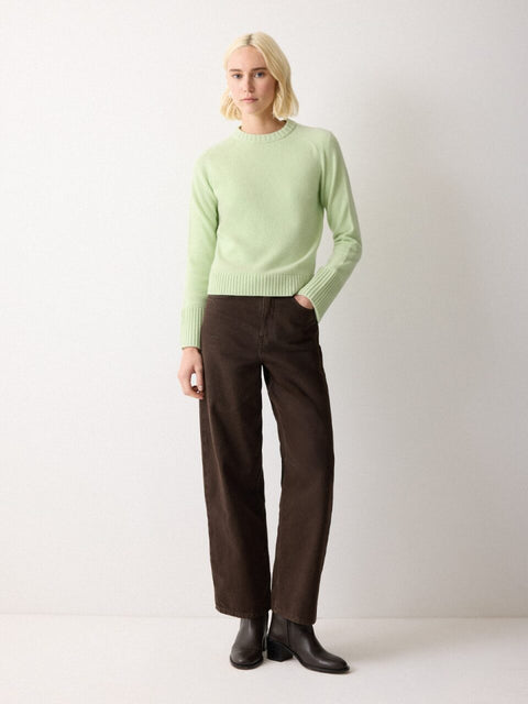 Wool Cashmere Saddle Jumper