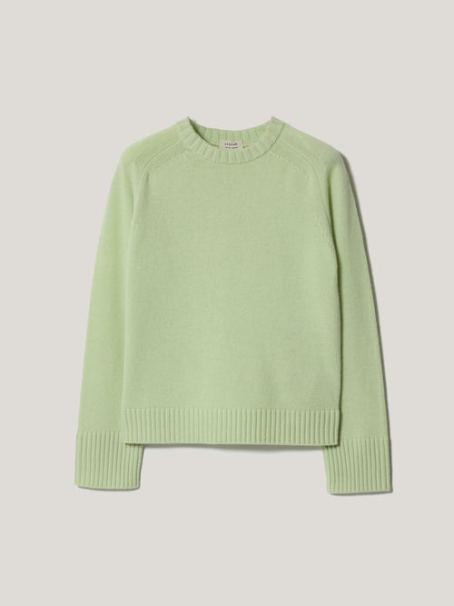 Wool Cashmere Saddle Jumper