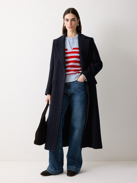 Wool Cashmere Stripe Jumper