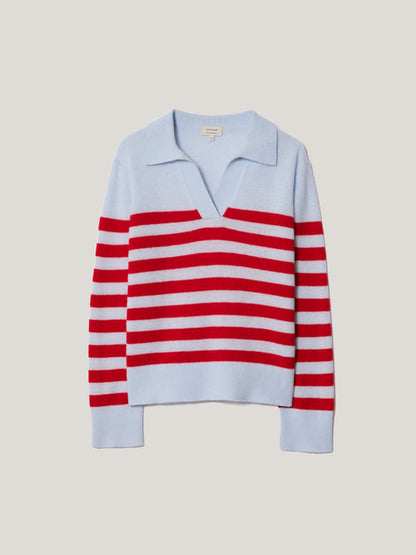 Wool Cashmere Stripe Jumper