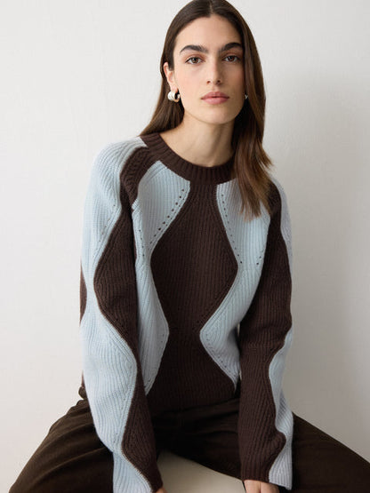 Argyle Diamond Jumper