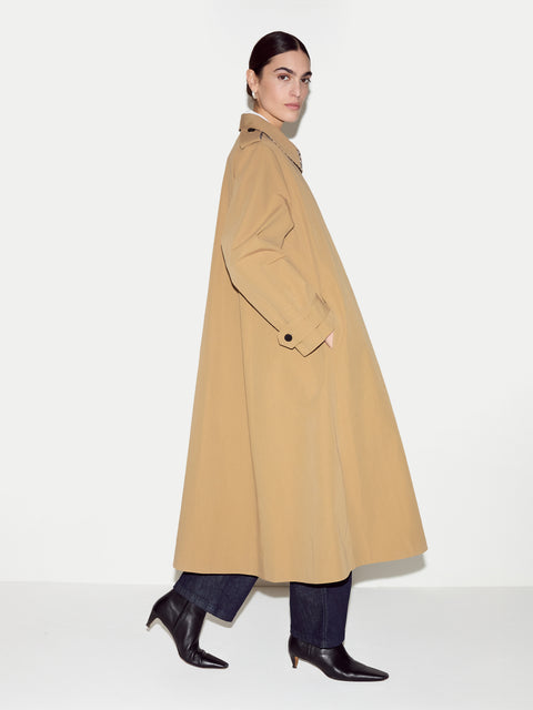 Naya Cotton A-line Trench Coat