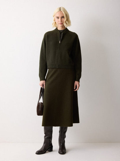 Knitted Bomber Jacket