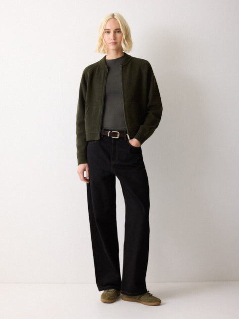 Knitted Bomber Jacket