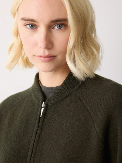 Knitted Bomber Jacket