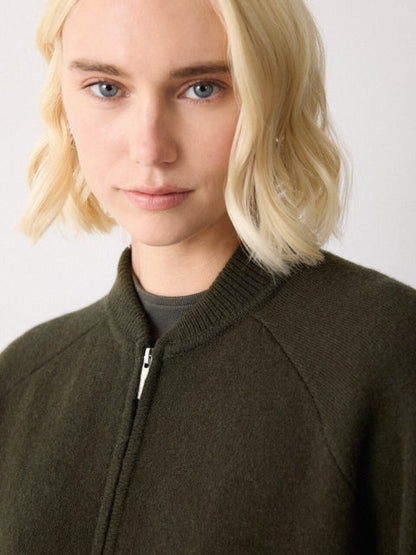 Knitted Bomber Jacket