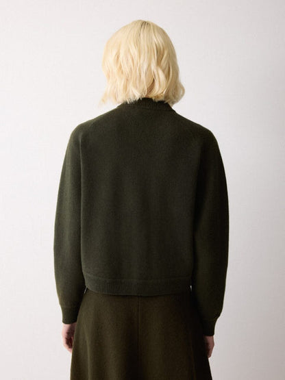 Knitted Bomber Jacket