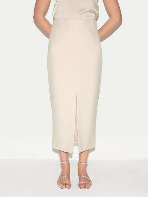 Tailored Split Front Skirt