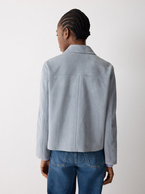 Suede Patch Pocket Jacket