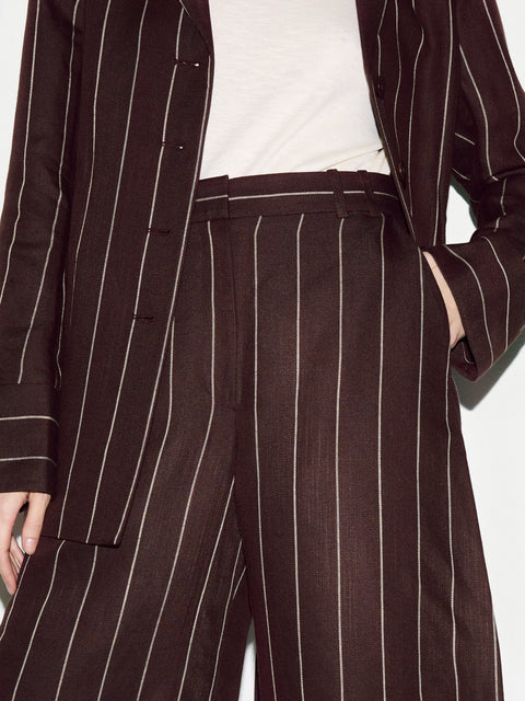 Pinstripe Bermuda Shorts