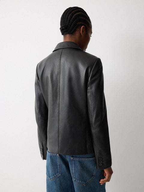 Ellis Nappa Leather Blazer