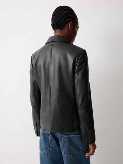 Ellis Nappa Leather Blazer