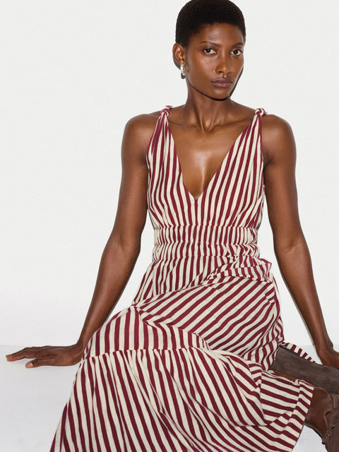 Slub Stripe Sundress