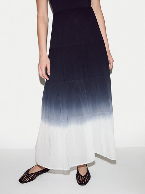 Ombre Tiered Tank Dress