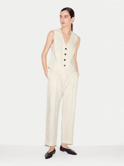 Linen Suit Waistcoat