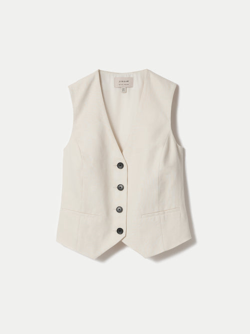 Linen Suit Waistcoat