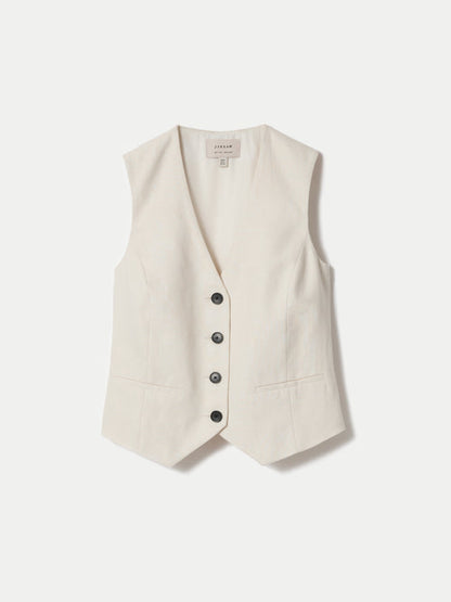 Linen Suit Waistcoat