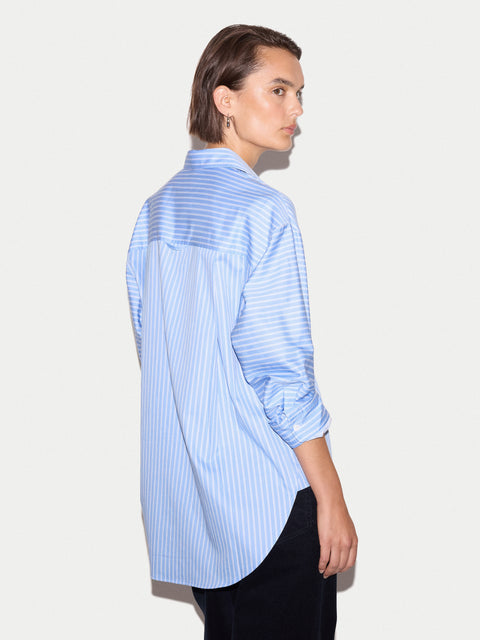 Oversized Cotton Stripe Shirt