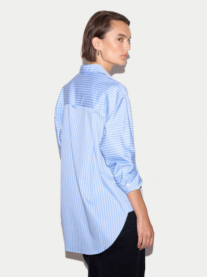 Oversized Cotton Stripe Shirt