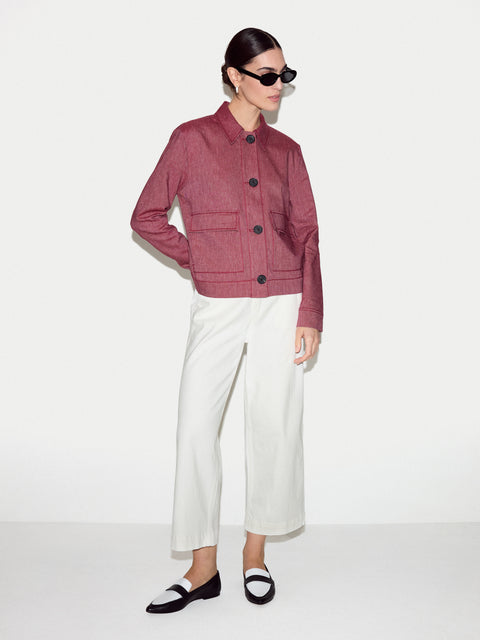 Leather Contrast Loafer