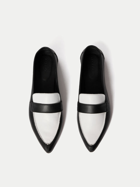 Leather Contrast Loafer