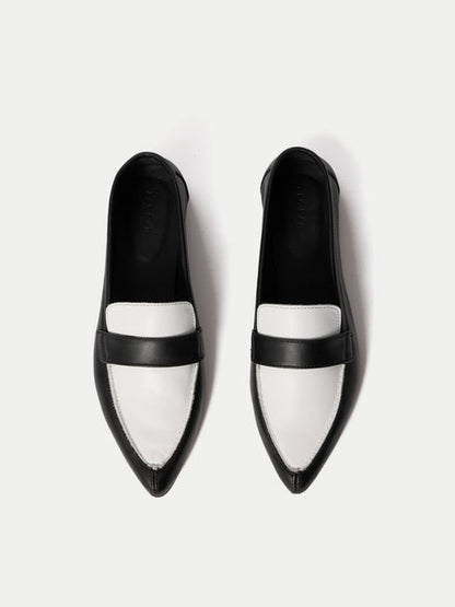 Leather Contrast Loafer