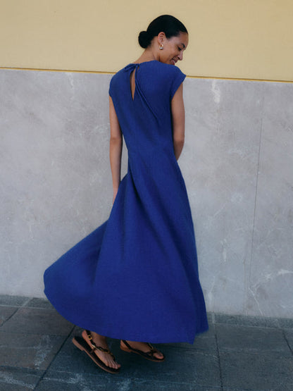 Crinkle Cotton Dress