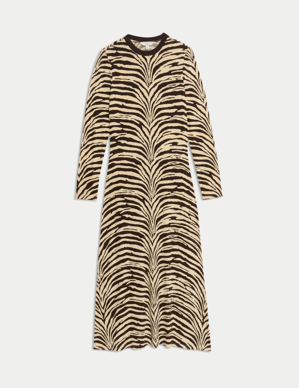 Jersey Animal Print Midaxi Bodycon Dress