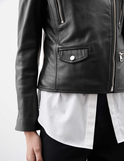 Leather Biker Jacket