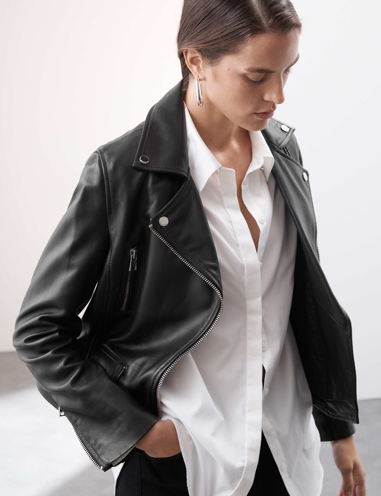 Leather Biker Jacket