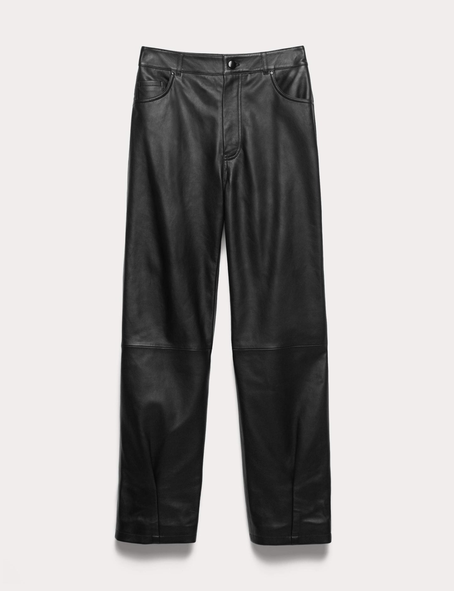 Leather High Waisted Trousers