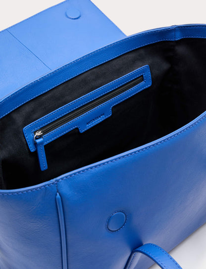 Leather Top Handle Shoulder Bag
