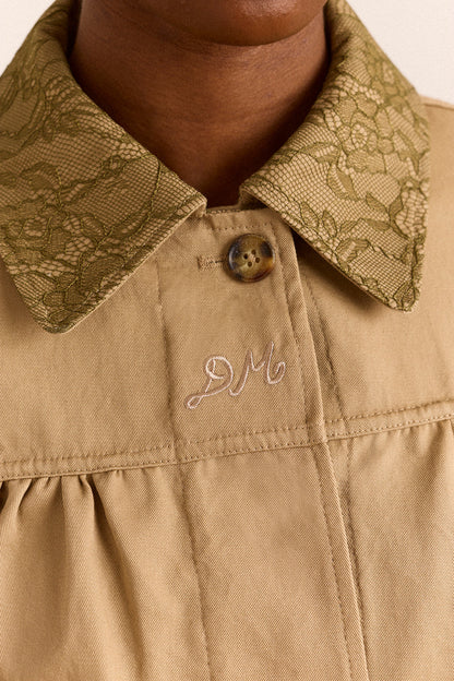 Mini Mercedes Reversible Coat - Lace