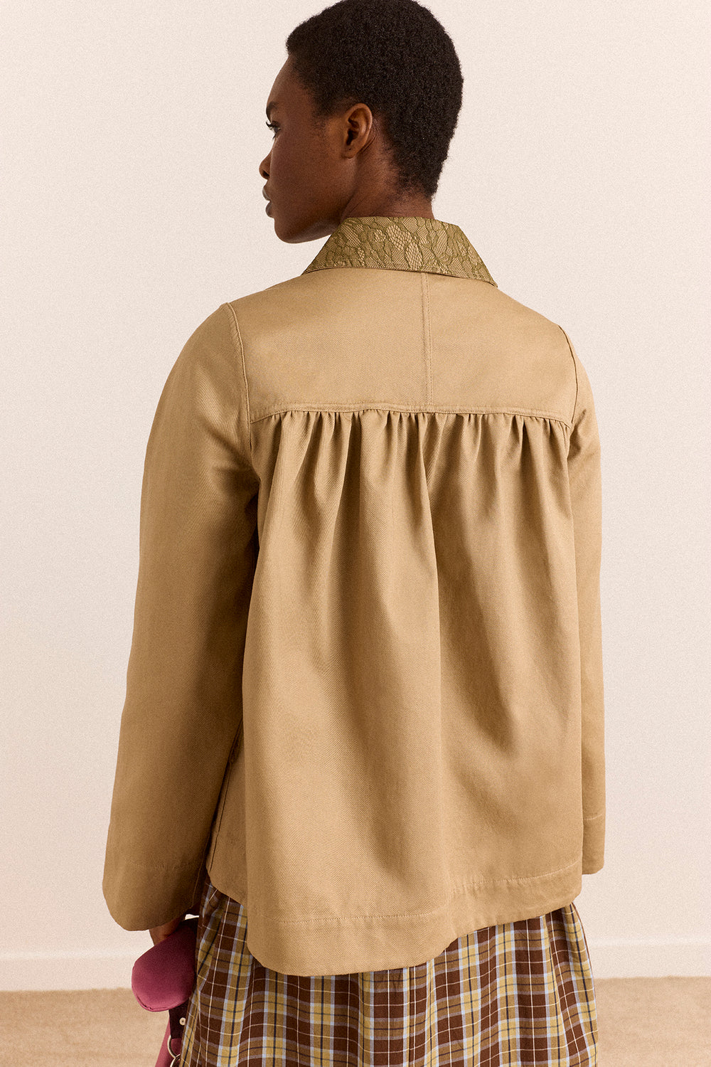 Mini Mercedes Reversible Coat - Lace