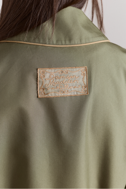 Multi-wear myrtle trench in khaki
