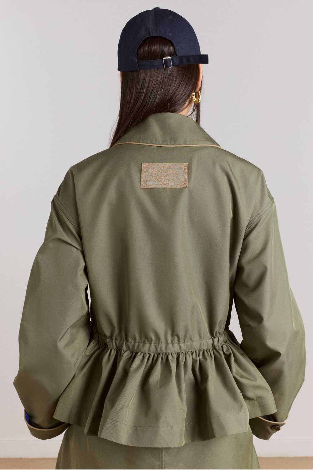 Multi-wear myrtle trench in khaki