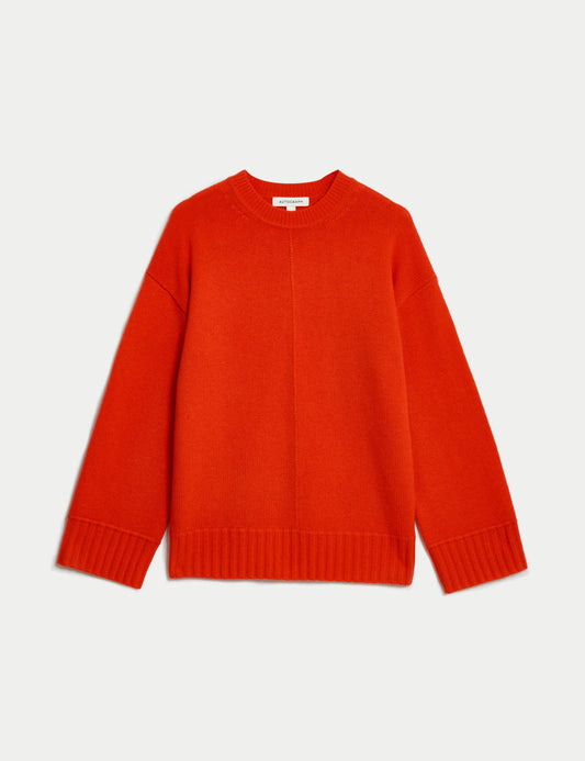 Merino Wool Rich Jumper With Cashmere