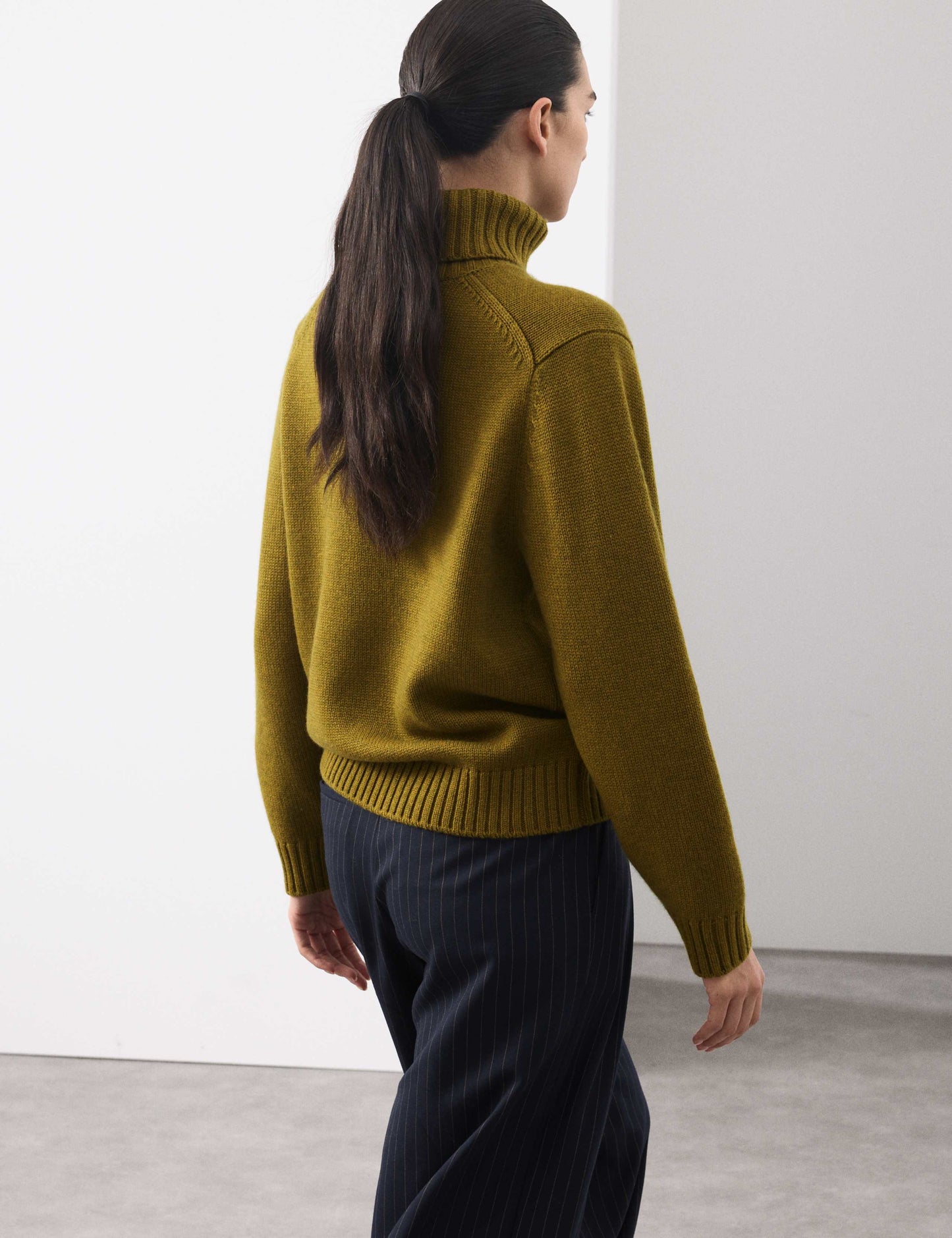 Merino Wool Rich Relaxed Jumper with Cashmere