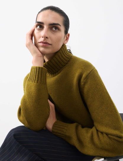 Merino Wool Rich Relaxed Jumper with Cashmere