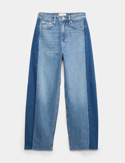 Mid Rise Barrel Jeans