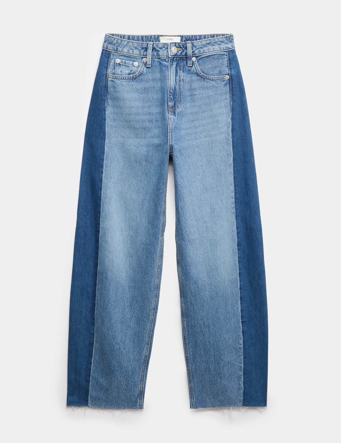Mid Rise Barrel Jeans